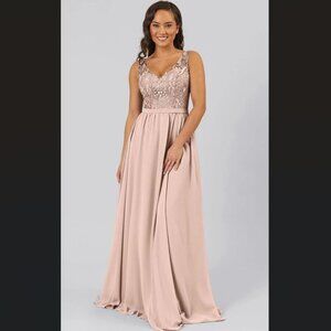 Wren Bridesmaid Dress - Blush